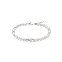 Pulsera Miluna Mujer in Plata Perla PBR3800
